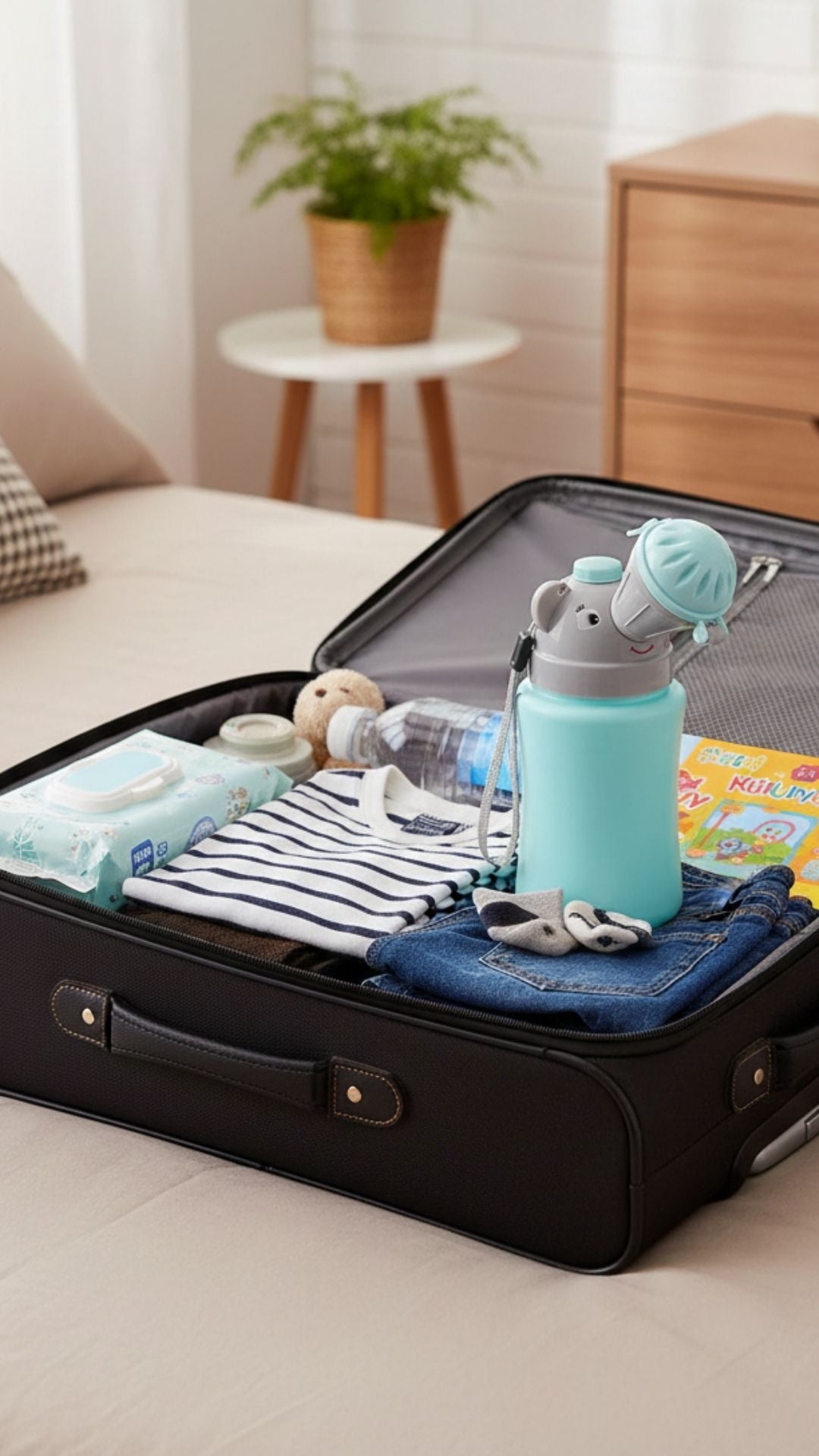 Seyahatlerde Tuvalet Krizini Bitiren Portatif Çocuk Pisuarı – Sızdırmaz & Hijyenik