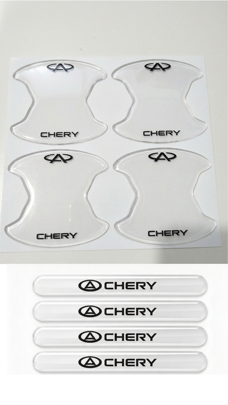 Özel Tasarım Marka Logolu Kapı Kolu Çizik Önleyici Koruma / Premium Aksesuar