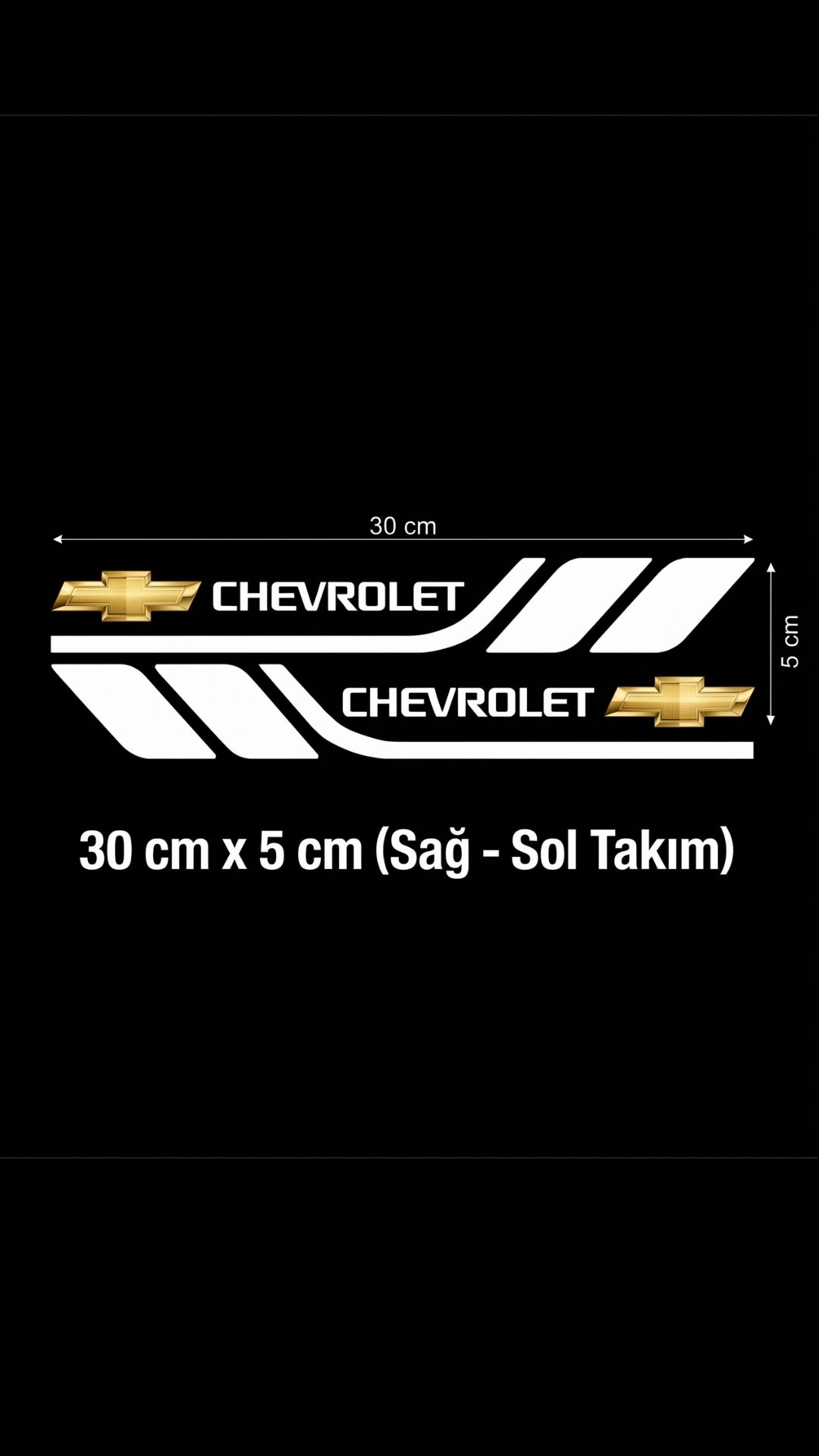 Marka Logolu Su Geçirmez  Araç Kapı ve Tampon Gövde Sticker Seti