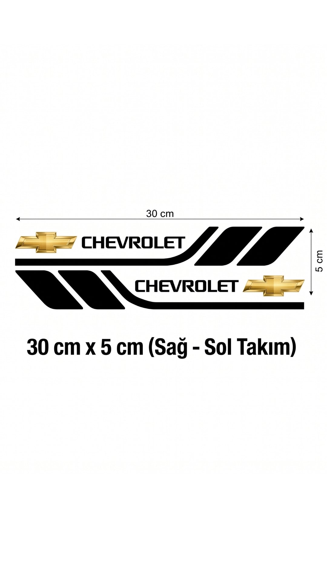 Marka Logolu Su Geçirmez  Araç Kapı ve Tampon Gövde Sticker Seti