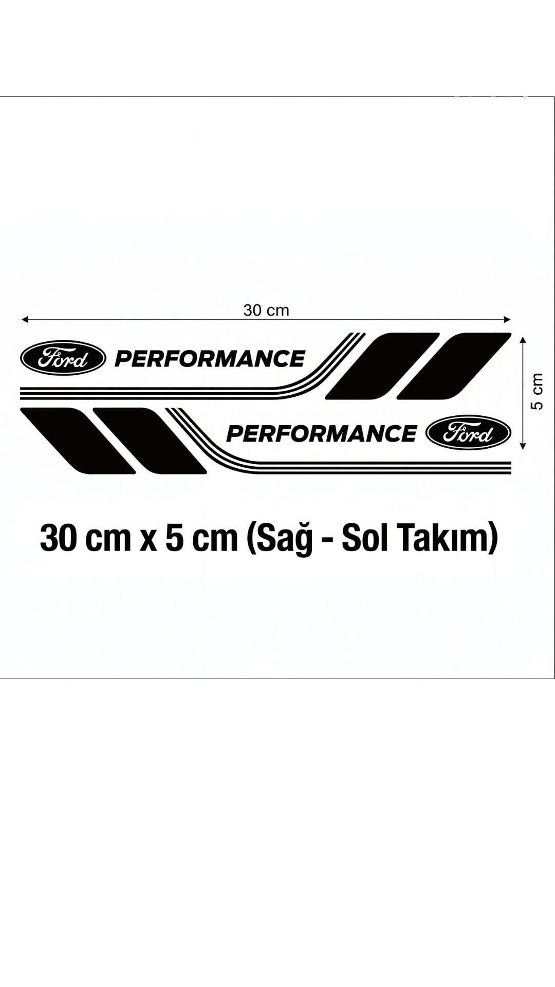 Marka Logolu Su Geçirmez  Araç Kapı ve Tampon Gövde Sticker Seti