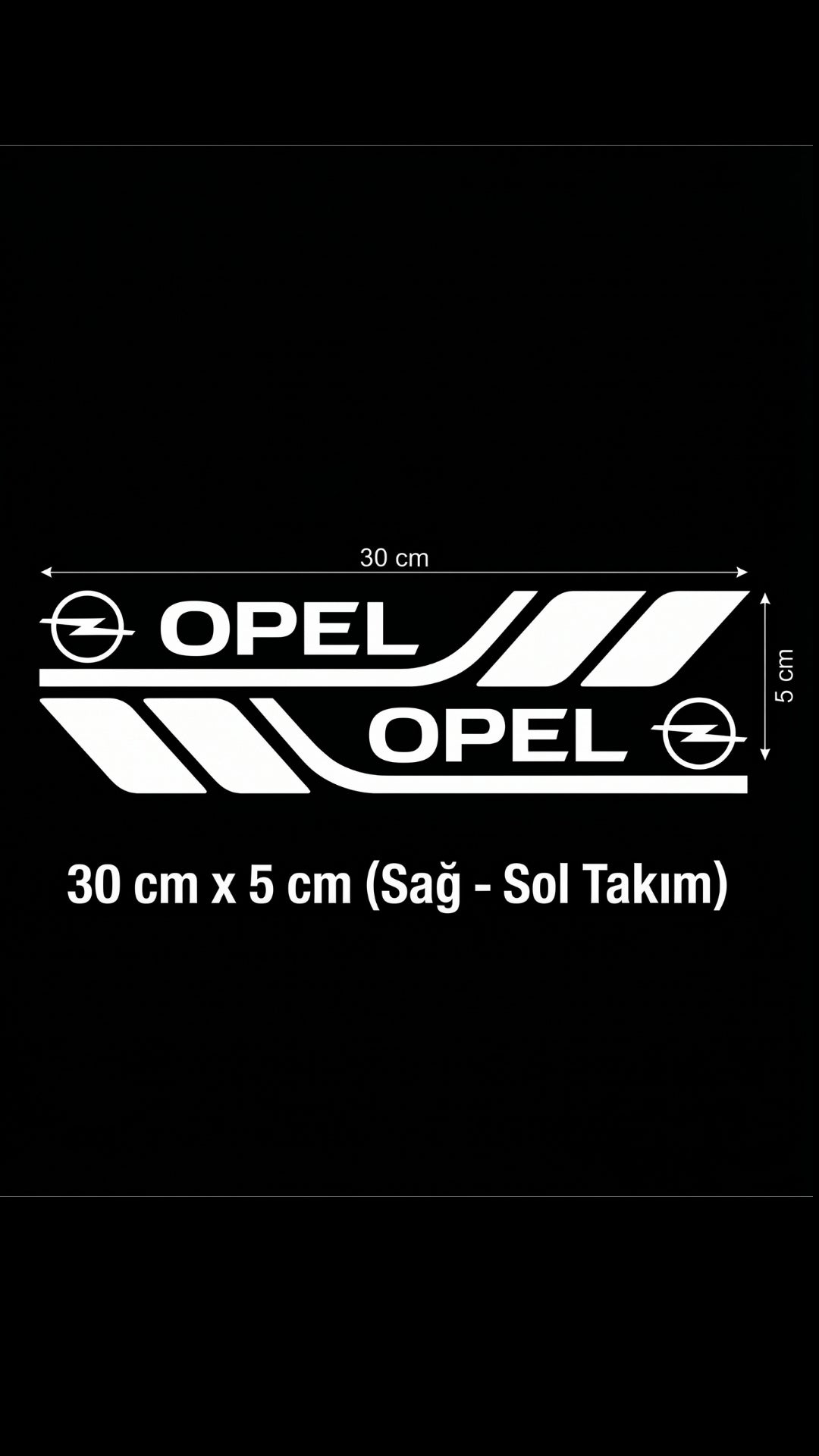 Marka Logolu Su Geçirmez  Araç Kapı ve Tampon Gövde Sticker Seti