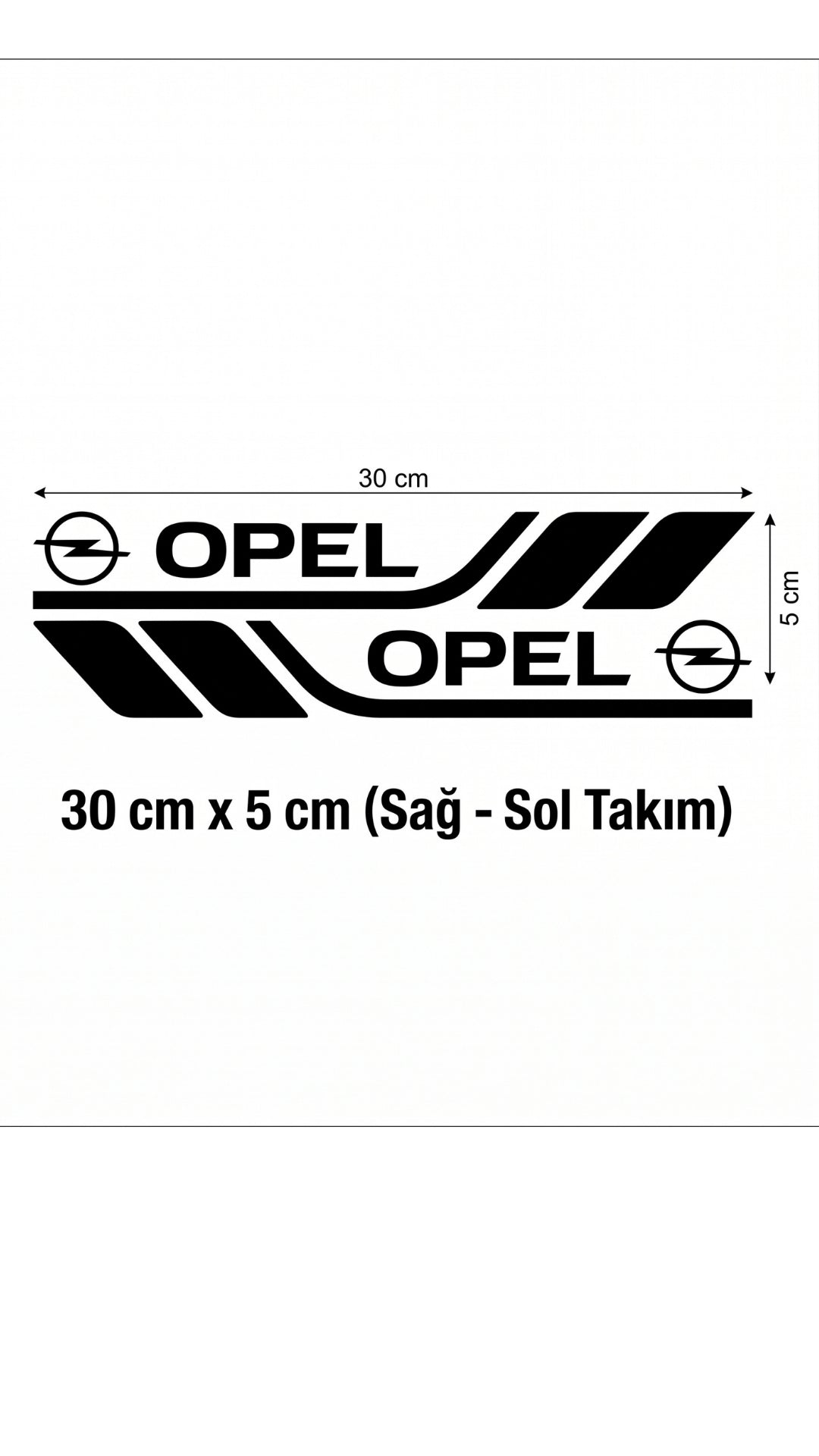 Marka Logolu Su Geçirmez  Araç Kapı ve Tampon Gövde Sticker Seti