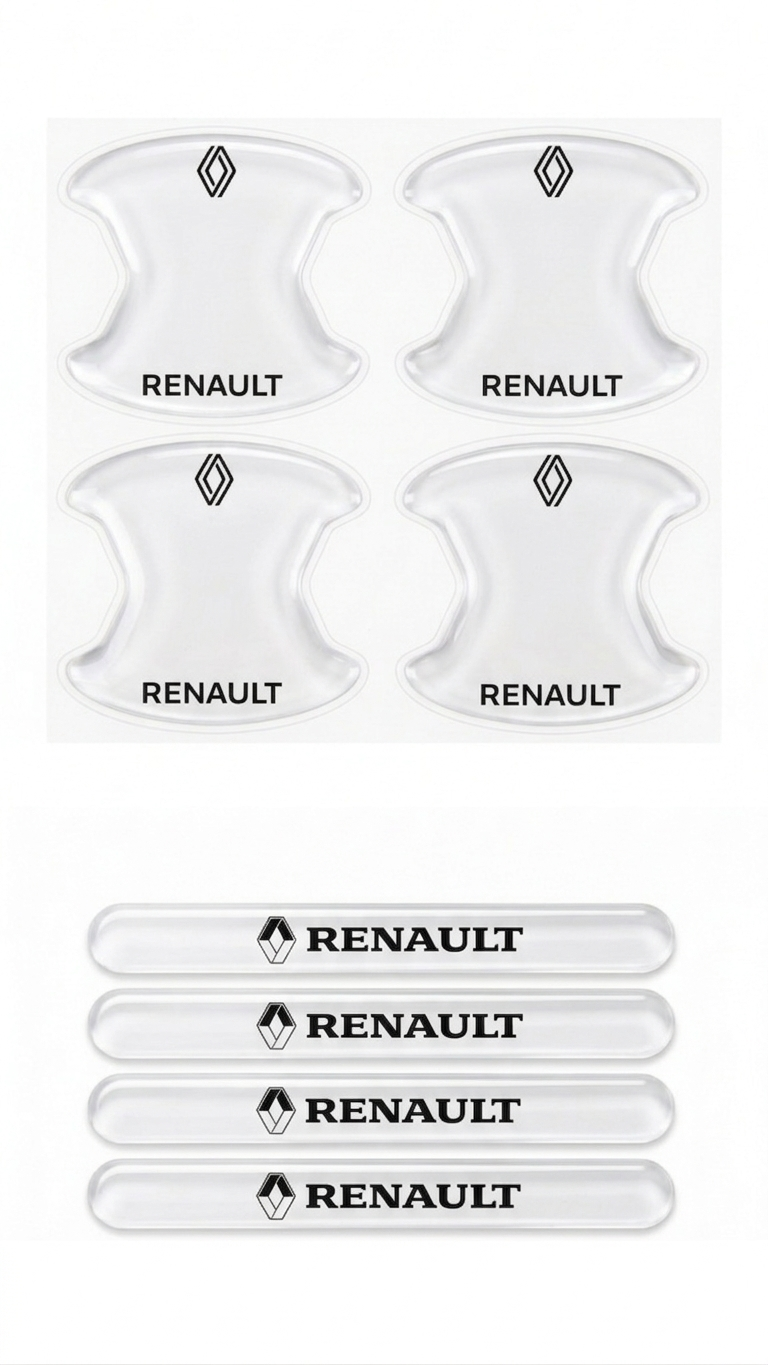 Özel Tasarım Marka Logolu Kapı Kolu Çizik Önleyici Koruma / Premium Aksesuar