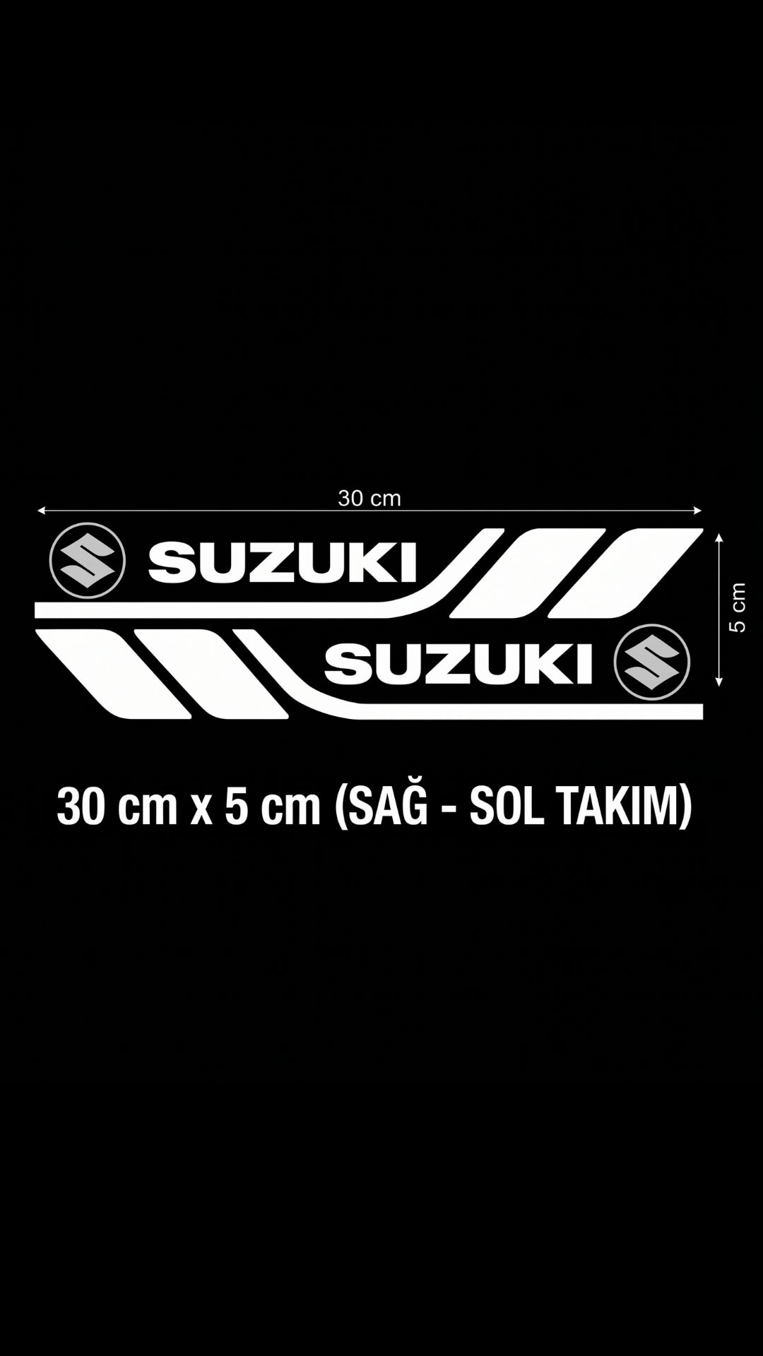 Marka Logolu Su Geçirmez  Araç Kapı ve Tampon Gövde Sticker Seti