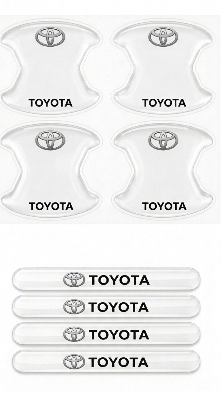 Özel Tasarım Marka Logolu Kapı Kolu Çizik Önleyici Koruma / Premium Aksesuar