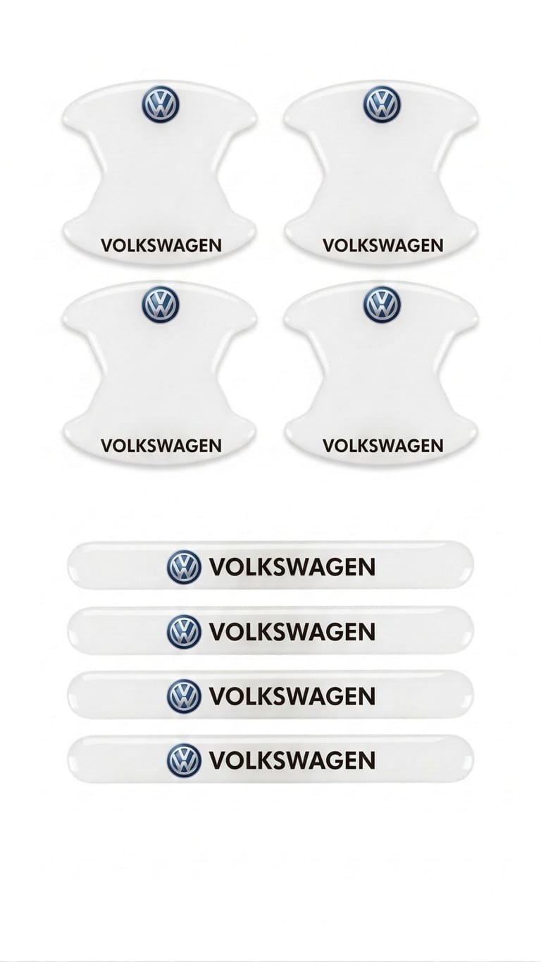 Özel Tasarım Marka Logolu Kapı Kolu Çizik Önleyici Koruma / Premium Aksesuar