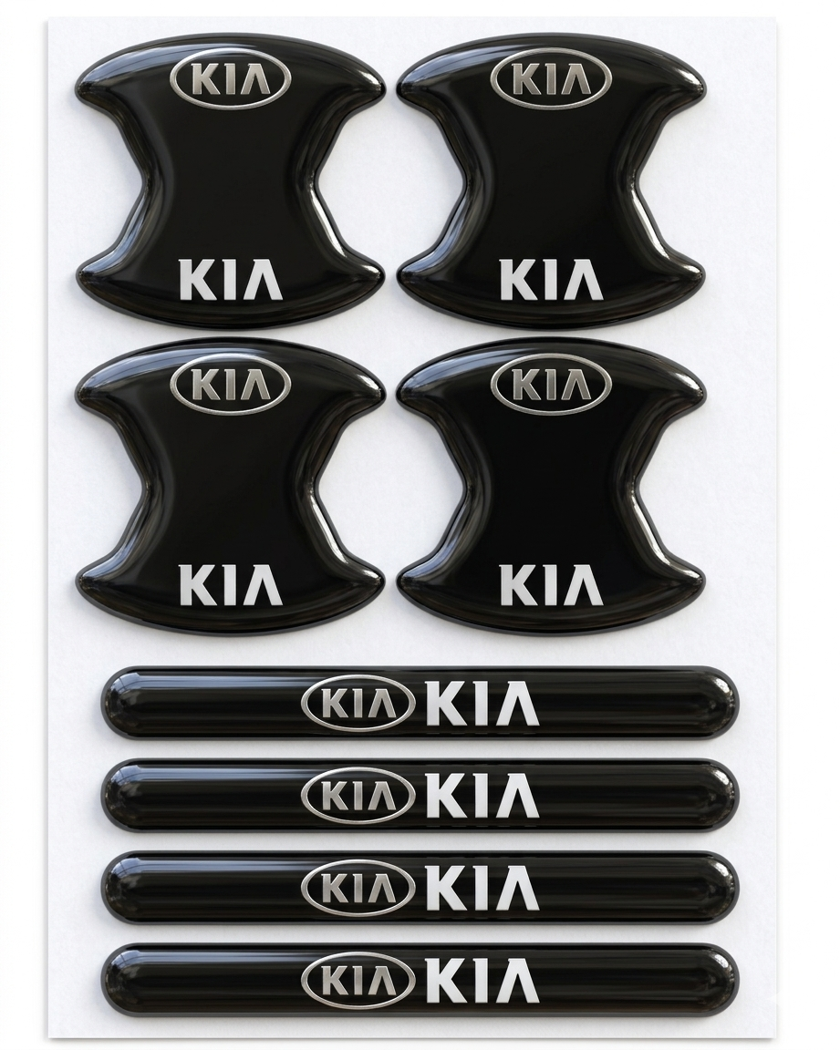 Özel Tasarım Marka Logolu Kapı Kolu Çizik Önleyici Koruma / Premium Aksesuar